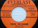the CHARTS You're The Reason / I've Been Wondering DOO-WOP 45 on Everlast mg1270