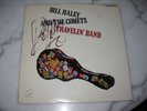SIGNED LP - BILL HALEY AND HIS COMETS - TRAVELIN' BAND - COVER ONLY