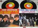 The Beatles-We Can Work It Out & I Feel Fine-Vinyl 45s w/Picture Sleeves