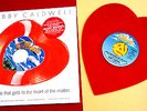 RARE 1979 BOBBY CALDWELL RED VINYL VALENTINE-SHAPED 45 RECORD -LTD EDITION- MINT