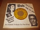 ELVIS PRESLEY Heartbreak Hotel Shake Rattle Roll 45 SUN 227 Elvis Tribute Sleeve