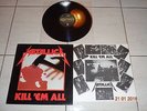 METALLICA KILL EM ALL LP 1992 GREEK ISSUE POLYGRAM/VERTIGO GREECE anthrax slayer