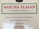 Mischa Elman - violin Korngold Suite London LL-1467