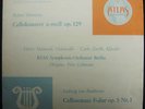 LP  SCHUMANN - cellokonzert, Mainardi / Zecchi ; Beethoven - cellosonate