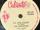78 RPM VINTAGE LOS ORIENTALES DE PARAMONGA EL DRAGON CUMBIA PERU GUITARRA