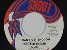 Northern Soul 45 - Donald Height - I Can't Get Enough - Shout - VG+ mp3