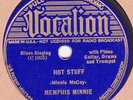 78 rpm Blues – Memphis Minnie – Hot Stuff – Vocalion 03651 – E