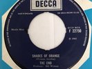 The End - Shades Of Orange Rare  Original Uk 45'Psych Bill Wyman