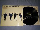 THE BEATLES help 1965 EARLY UK PRESS -BLACK & YELLOW PARLOPHONE-EX++