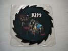 KISS SAW BLADE SHAPED PICTURE DISC RECORD UK ISSUE W/ BONUS KISS GIFT