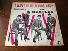 The Beatles. I want to hold your hand 1963 RARE DENMARK/NORWAY ps/45 7