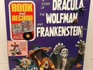 story of DRACULA WOLFMAN FRANKENSTEIN lp BOOK AND RECORD 12