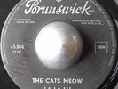 GARAGE SURF 45 THE CATS MEOW La-la-lu BRUNSWICK RARE FRENCH LISTEN