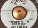 Little Herman -I'm Gonna Put The Hurt On You- Northern Soul R&B 45 on Arlen Hear