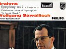 PHILIPS HI-FI STEREO - BRAHMS - SYMPHONY NR. 2 - SAWALLISCH - NM
