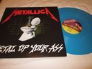 Metallica Metal Up Your Ass Stunning Azure Blue Vinyl RP LP New Unplayed