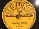 ROCKABILLY 78 Billy Riley-Trouble Bound/Rock With Me Baby RARE SUN 245