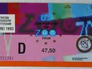 ??? U2 TICKET Concert ZOOOROPA Rotterdam (Pays-Bas) Feyenoord Stadium 10.05.1993