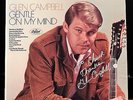 AUTOGRAPH GLEN CAMPBELL GENTLE ON MY MIND CAPITOL ST-2809 STEREO EX