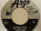 70s REISSUE 50s USA ARGO 45 OSCAR WILLS FLATFOOT SAM