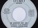 Crossover Soul 45 VIVIAN COPELAND He Knows My Key D'ORO HEAR