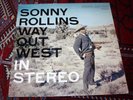 SONNY ROLLINS Way out west in Stereo Records 1957 US orig Deep groove Gold label