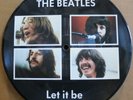 THE BEATLES - LET IT BE 45 PICTURE DISC 25TH ANNIVERSARY UK PARLOPHONE RP 5833