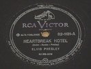 ELVIS PRESLEY 1956 Heartbreak Hotel/ I was the one Nm  ROCK 10” 78 RPM BRAZIL