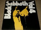 Black Sabbath Vol 4 vinyl LP record album heavy metal rock volume four EXCELLENT