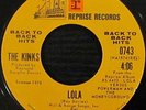 The Kinks Lola / Apeman Vinyl Single 7inch NEAR MINT Reprise Records