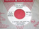 ELVIS PRESLEY/JEAN CHAPEL Love Me Tender 45 Rare Promo RCA DJ-7 Rockabilly EP