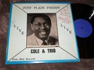 Just Plain Freddy Cole & Trio   AUTOGRAPHED