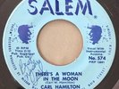 * CARL HAMILTON Nine Pound Hammer RARE ROCKABILLY COUNTRY BOPPER Salem 45 HEAR