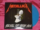 METALLICA - METAL UP YOUR ASS - 8tr LP - UK 2015 - BLUE VINYL - REISSUE