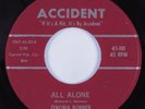 R&B Northern Soul 45 ZENOBIA BONNER All Alone ACCIDENT HEAR