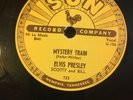 Elvis Presley 78' Mystery Train Sun Record # 223 With J-156 On Record Itself