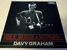 DAVY GRAHAM, FOLK BLUES & BEYOND A BEAUTIFUL 1965 UK RED DECCA RECORDS MONO LP.