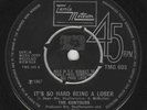THE CONTOURS - IT'S SO HARD BEING A LOSER - UK MOTOWN