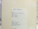 Bad Company S/T Debut Album TEST PRESSING w/2 Songs Not on LP - Rare VG++ Rock