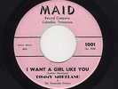 '60 TENN White DooWop TOMMY MORELAND/Grp I Want a Girl Like You/That's You HEAR