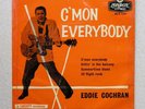 EP  -  EDDIE COCHRAN - ' C'MON EVERYBODY '  (1958)  London  RE-U 1214