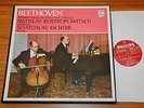 Rostropovich Richter Beethoven Cello Sonatas Dutch Philips Stereo 2LP-Box Mint