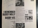 Autographed Signed Bobby Vee record LP I Remember Buddy Holly LRP 3336/LST 7336