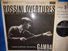 DECCA SXL 2266 WBg ED1 *GAMBA* CONDUCTS *ROSSINI OVERTURES* LSO* NM