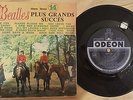 RARE FRENCH BEATLES LP ODEON OSX 231 HORSE COVER IN EP SIZE WITH 45