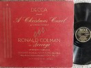 RONALD COLMAN as Scrooge A CHRISTMAS CAROL Decca Set DA-290 3x12