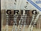 BARBIROLLI/HALLE GRIEG SYMPHONIC MUSIC MERCURY SR90164 LIV PRES CB FR5/FR5 *NM*