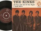 THE KINKS ALL DAY AND ALL OF THE NIGHT NORWAY SWEDISH 45+PS 1964 MOD FREAKBEAT
