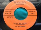 Original Doo wop 45 : The Paragons   Two Hearts Are Better Than One   Winley 223