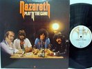 NAZARETH - Play 'n' the Game LP (1st US Pressing, RL-MASTERDISK) MINT--